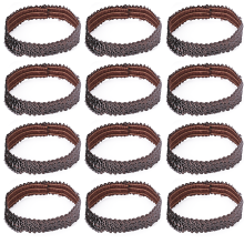 Haaraccessoires voor cheerleadingwedstrijden en optredens: 2,5 cm brede elastische hoofdbanden met glitter en pailletten voor een klassieke en