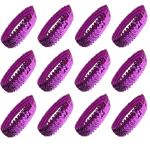 Modisches Pailletten-Haarband, weiches, glitzerndes Gummiband für Damen und Teenager, personalisierbares, glänzendes und stylisches Accessoire für