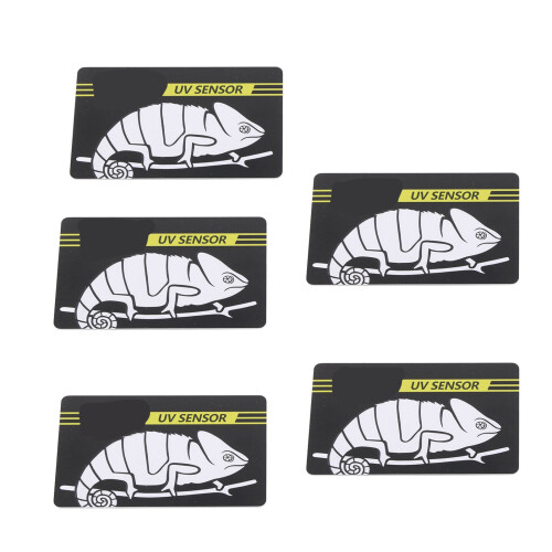 Reusable UVB Sensor Card for Reptile Lamps - Quick 10 Second Test 1