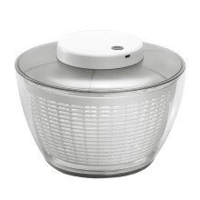 Electric Salad Spinner 4.5L USB Vegetable Washer BPA Lettuce Dryer with Fast Drain System
