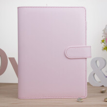 Planificator din piele PU, A5Size, organizator cu 6 inele, pagini reîncărcabile, cu închidere magnetică, suport pentru pix, compartimente