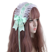 Glamourøse kunstpelsører, forvandl dit look til uforglemmelig Lolita Cosplay, japansk pandebånd sikrer komfort og stil til alle lejligheder, (1