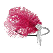 Eleganta Flapper-pannband, Vintage 1920-talshuvudbonad med strasshåraccessoarer, inspirerad av glamouren i Great Gatsby, för kvinnors speciella