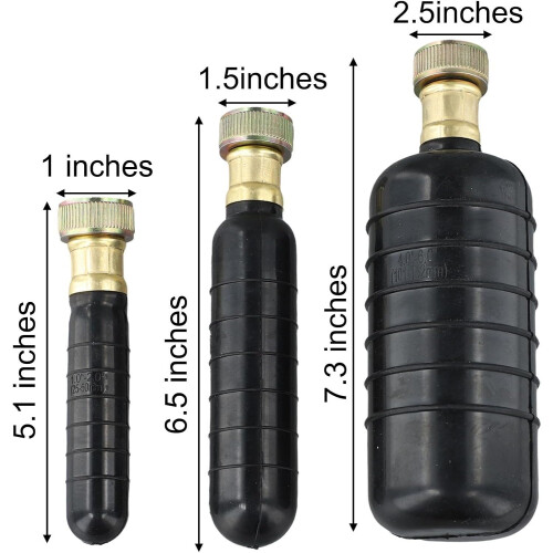 3 Piece Heavy Duty Drain Bladder Kit Water Powered For Quick Clog Removal 2