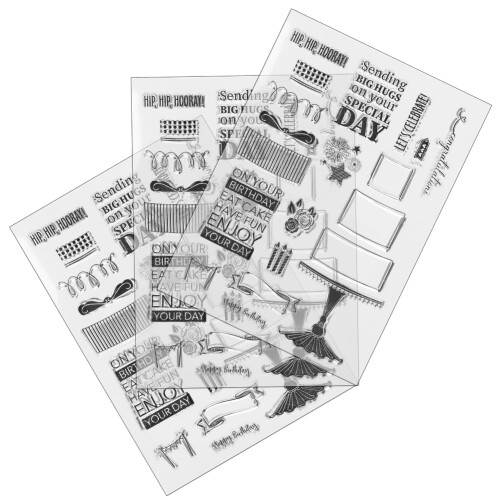 DIY Scrapbooking Διαφανείς Σφραγίδες Σιλικόνης Διαφανείς Σφραγίδες Δημιουργικά