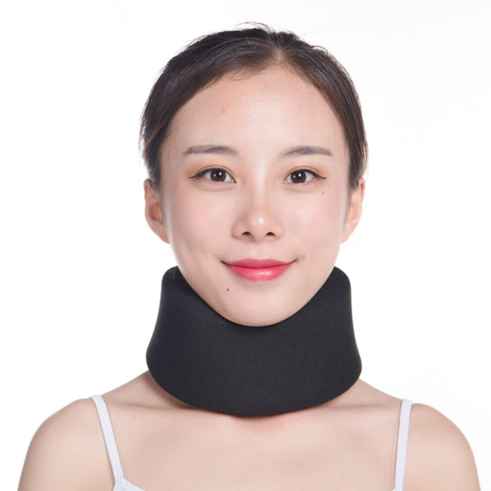 Soft Foam Neck Brace for Sleeping, Adjustable Cervical Collar for Pain and Spinal Pressure Relief