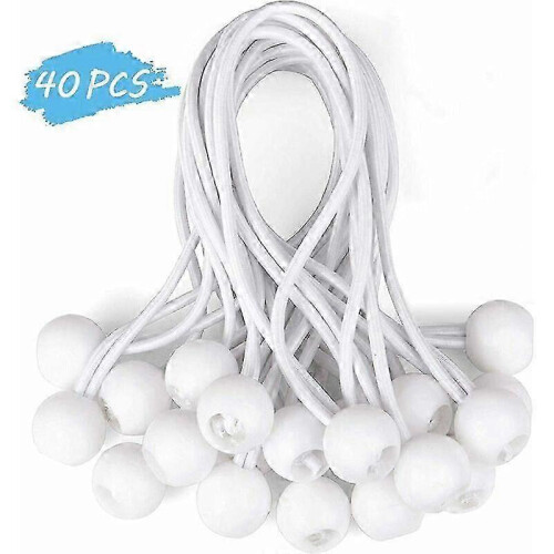 40 pcs White Multifunctional Tent Fixed Rope Ball