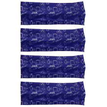 Elastische, brede hoofdbanden ter bevordering van bewustzijn over borstkanker, antislip, vochtregulerende sportbanden, polyester materiaal,