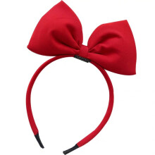 Rode strik hoofdband, verjaardagskroon, modieus en schattig ontwerp, grote strik, veelzijdig accessoire voor vrouwen, geschikt voor bruiloften,