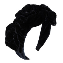 Perfect For Any Occasion Fashion Style Headband, Daily Life Accessory Twist Turban Style Pearl Pattern Velvet Fabric Bun Updo Hair Accessory for Women