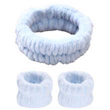 Microvezel gezichts- en make-uphoofdband, schattige haaraccessoires met strikdesign, geschikt voor spabehandelingen en dagelijkse gezichtsreiniging,
