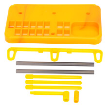 Raspador para apicultura feito de plástico espesso com encaixe estável, equipamento para colheita de mel, suporte para desoperculação de