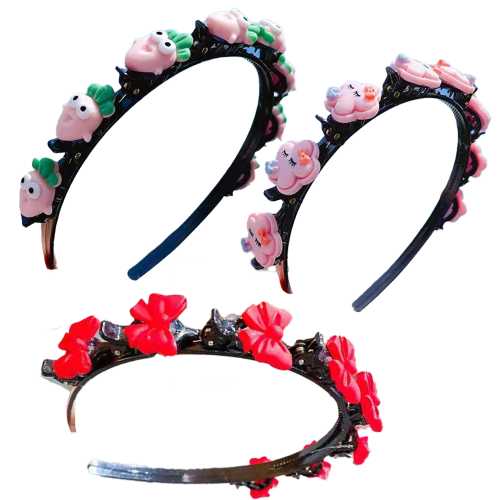 Tiaras alegres e vibrantes, com presilha fácil de usar para penteados rápidos, o presente perfeito para princesinhas.