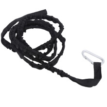 Strong Aluminum Nylon Paddle Rope 150cm for Kayak Canoe Black