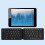 Slim Foldable Bluetooth Keyboard for Windows & Phone, Black, 120mAh 15