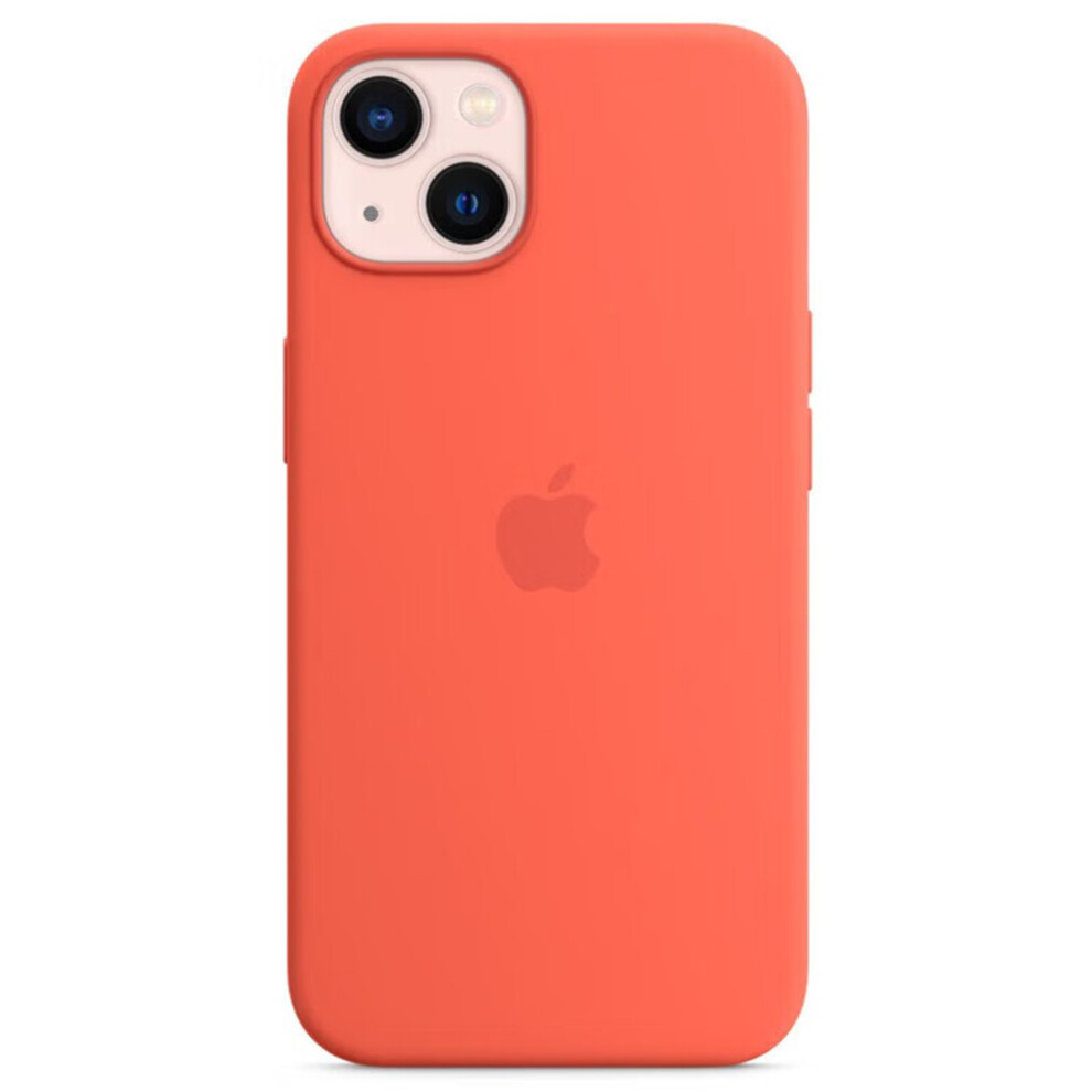 (Hot Pink) For Iphone 13 Mini Case Compatible With Magsafe Liquid Silicone Phone Back Cover [Induction Popover] - Midnight Green Pink,Green 6914281135396