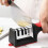 Household Ceramic Sharpener System, Secure Handle, Stable Base, Detachable Head, Red Head, Color Box Pack 2