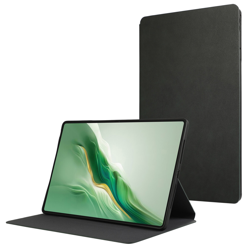 (Green) For Honor Magicpad 2 12.3 Protective Case Anti-Drop Pu Leather Stand Tablet Cover - Brown Green,Brown 6914283083718