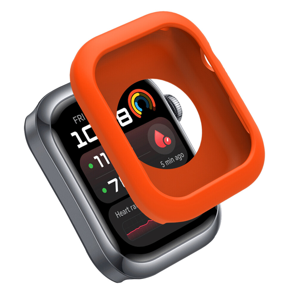 (Orange) For Huawei Watch D2 Silicone Cover Protective Case - Dark Green Green,Orange 6914281994412