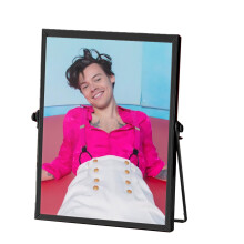 Tabletop Display Picture Frame Floating Frame In Gold Finish With Real Glass And Hand Soldered Metal Frame Easy To Use For Home Or Office Décor