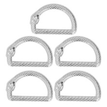 Adjustable Purse Loop Metal D Rings High Quality Material Easy To Assemble Sturdy Zinc Alloy Wear Resistant Multi Purpose Strap Connector Ideal