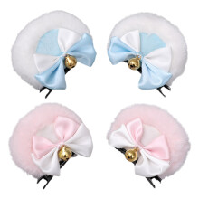Bedårande hårspännen med plyschöron, eleganta och söta designade kawaii-hårspännen med djuröron för moderiktiga outfits