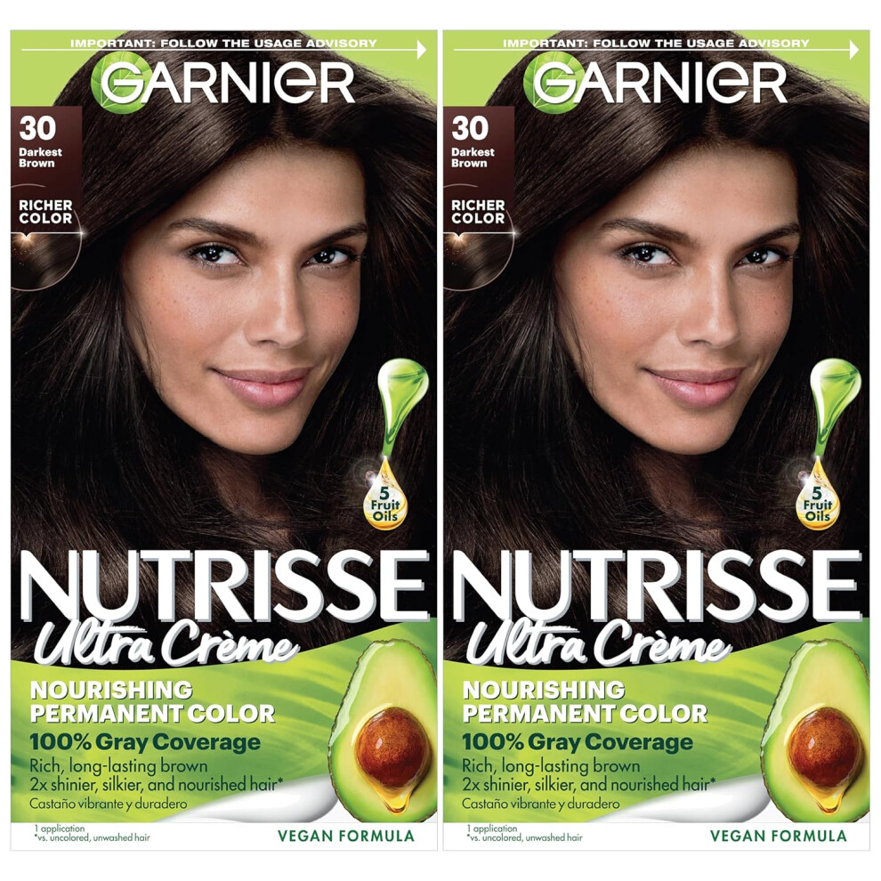 Garnier Haircolor Nutrisse Nourishing Creme 2Count Brown