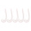 Sewing Ruler for Pattern Making, French Curve Ruler Comma Shaped Drawing Template Tool, Drafting Clothes Sleeves Durable Plastic Material Clear and 1