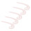 Sewing Ruler for Pattern Making, French Curve Ruler Comma Shaped Drawing Template Tool, Drafting Clothes Sleeves Durable Plastic Material Clear and 7