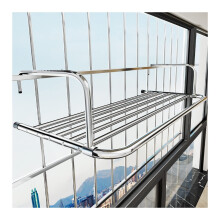 Clothes Airer Stainless Steel Folding Rack For Balcony Railings Windowsill 60 Cm 23.6 In Radiator Laundry Rack