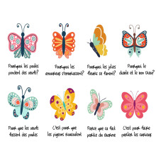 Waterproof Temporary Tattoo Sticker for DIY Craft Projects, Keep Children Safe Butterfly Design with Sweat Resistant Technology, Clear Vinyl Decal