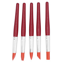 Flexible Rubber Tip Sculpting Tools Set Multi Purpose Painting Clay Shaping Precision Carving Art Blending Tools With Soft Silicon Head Durable