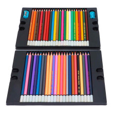 Art Supplies Colored Pencils Vibrant Colors Drawing Pencils for Sketch Coloring Books Soft Core Presharpened Tips Tin Storage Case Included