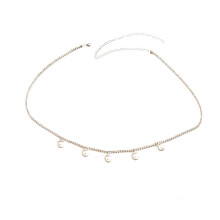Elegante Bauchkette für Damen, perfektes Geschenk, verstellbare Größe, glänzende und leichte Taillenkette für Partys, Raves, Festivals, Shows