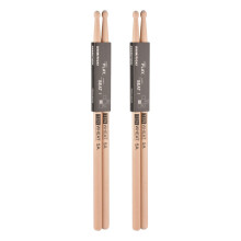 Wood Tip Drumstick with Round Tip Design, Premium Quality Maple Wood Drumsticks for Versatile Use, Drum Sticks Non Slip Grip Fine Polished Surface,
