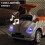 Living And Home Foot-Powered Ride-On Car, Warm Beige+Orange 3