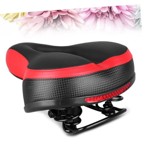 Cycling Saddle Tail Light Comfortable Durable Soft Sponge Cushion For Road And Mountain Bikes 1