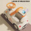 Living And Home Foot-Powered Ride-On Car, Warm Beige+Orange 5