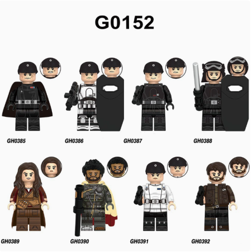 8pcs Star Wars Minifigures Set Fit Lego