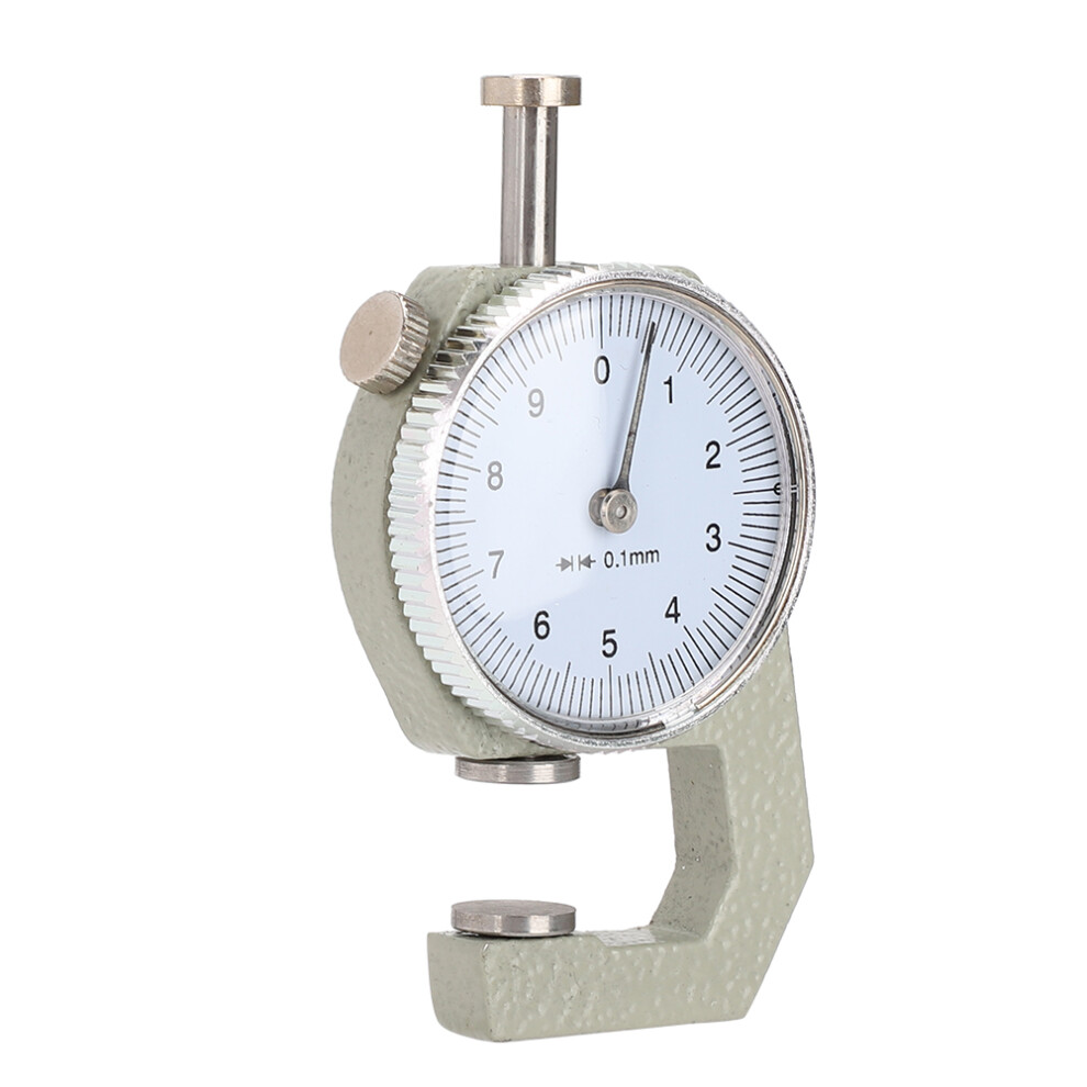 Measuring Tool Thickness Gauge Portable Size For Easy Carrying Spring Loaded Spindle Ensures Precise Measurements Readable Dial Wear Resistant Surface 9399812998164