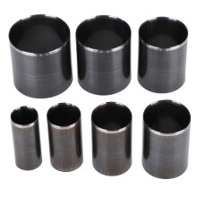 Set di punzoni manuali per lavorazione della pelle, in acciaio legato di alta qualità, strumenti per fori rotondi per progetti fai da te in pelle,