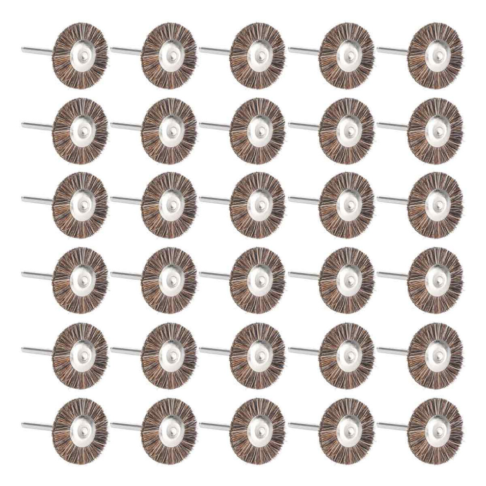 Brass Wheel Brushes For Rotary Tools, Flat Wire Brush Set For Rust Removal And Metal Surface Treatment With High Quality Durable Construction Universa 9399812998201