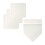Thrown Down Baseball Bases Base Set For Softball Kickball Field Pitcher Mound Training Equipment White 1