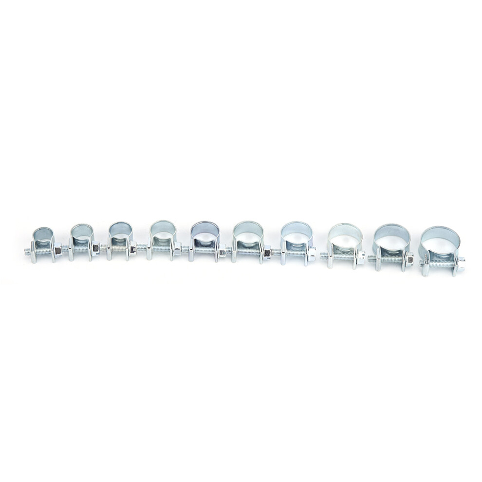 60Pcs Galvanized Mini Fuel Line Hose Clips For Car And Industry 4281382858892