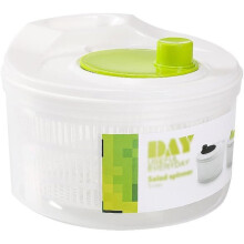 Large Capacity Salad Spinner and Vegetable Washer, BPA Lettuce Dryer with Easy Clean Design