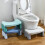 Compact Splicable Toilet Stool for Better Posture & Bowel Relief 7