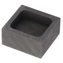 Molde de grafito de alta densidad para lingotes, ideal para refinación de metales y fundición. Cuenta con propiedades antiadherentes y resistentes