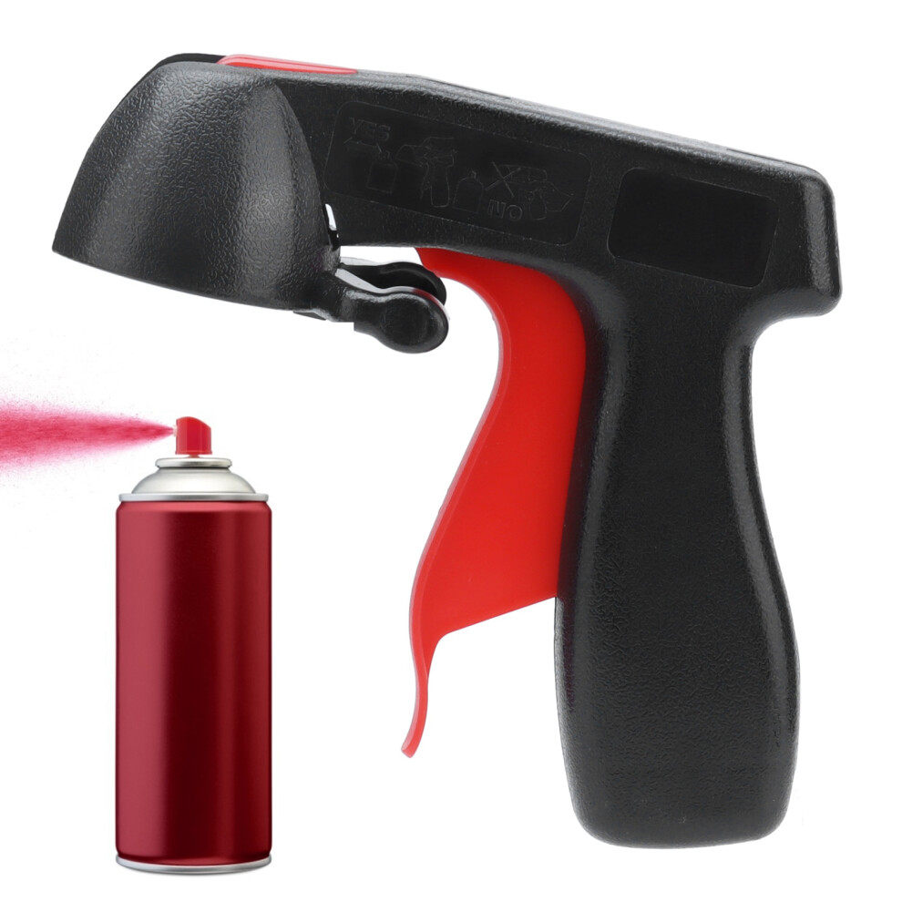 2Pcs Abs Paint Can Handle Spray Gun Set For Diy Painting Decoration 8761377284494