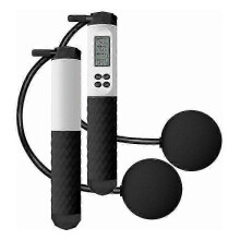 Corde Sauter Sport, Corde Sauter Sans Fil avec Compteur, Jump Rope Rglable avec avec kilomtre kilomtrique numrique et compte,-Smart Timer (version c
