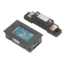 Voltmetro Ammeter Power Meter Digitale LCD 6-200V, Display in ABS